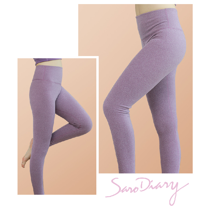 【莎蘿SARO】 德絨玻尿酸美肌褲 XL/紫, , large