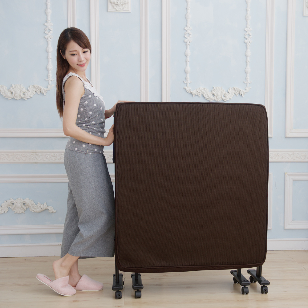 《Simple Life》增高型14段免組裝折疊床(贈記憶棉床墊)-MTN, , large
