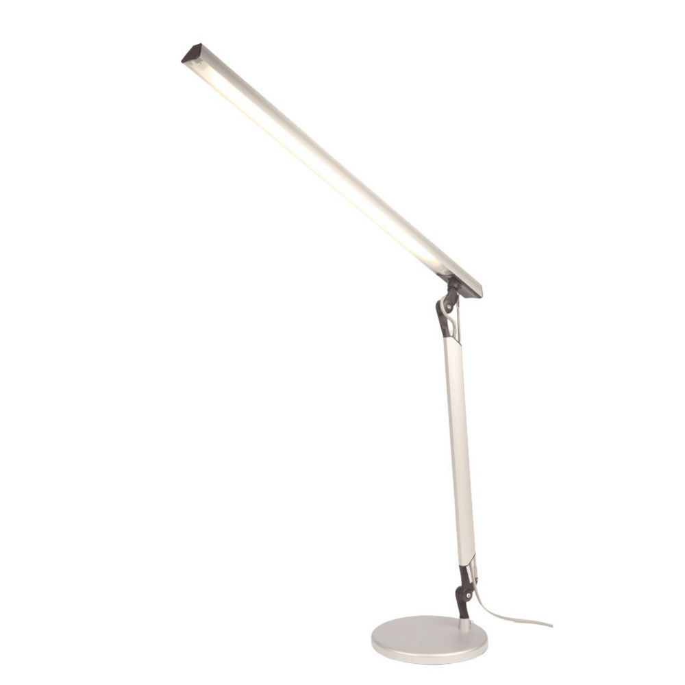 T5 single arm task lamp with base and clamp, , large