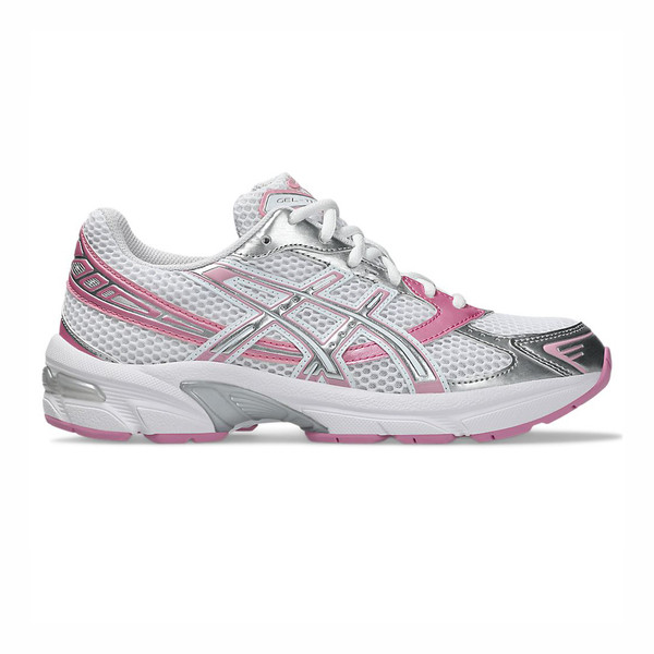 Kixpress-Asics GEL-1130 女 運動休閒鞋 復古 舒適 白銀 粉紅 [1202A507-100], , large