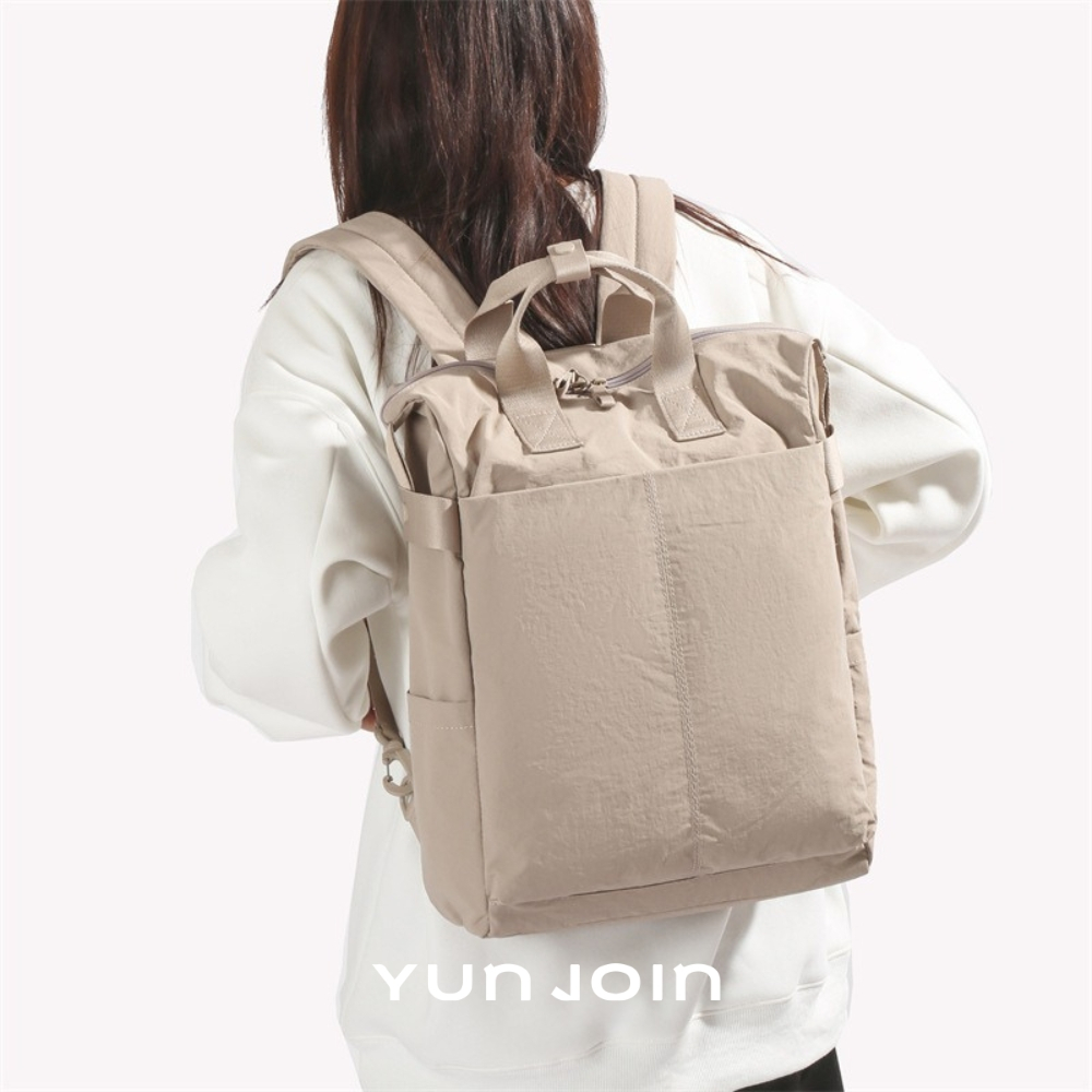 【YUNJOIN】Sohna 雲暮城旅後背包 輕量防潑水 筆電收納 多層收納袋設計 插行李箱拉桿｜中性日韓風, , large