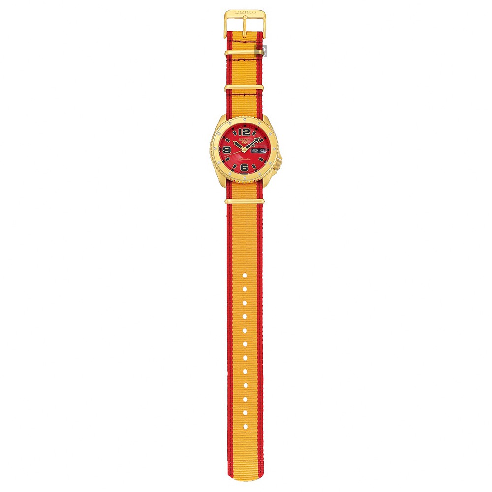 SEIKO 精工 5 Sports x 快打旋風 桑吉爾夫 聯名限量機械錶(SRPF24K1)-42.5mm, , large