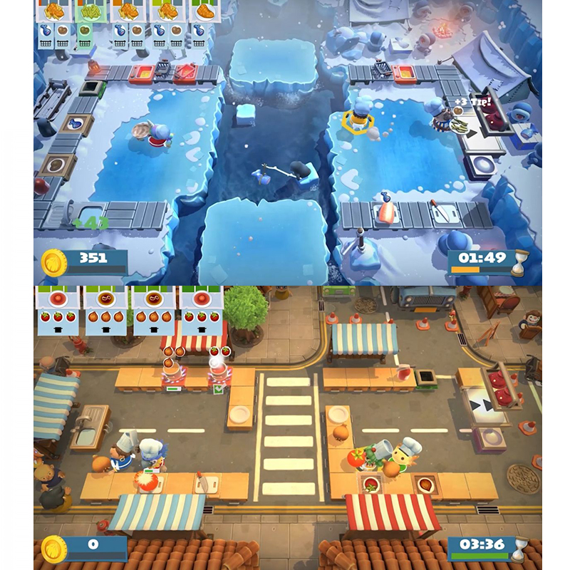 【 任天堂 Switch NS 】《 胡鬧廚房！全都好吃 》煮過頭 Overcooked 實體卡帶 中文版 遊戲片, , large