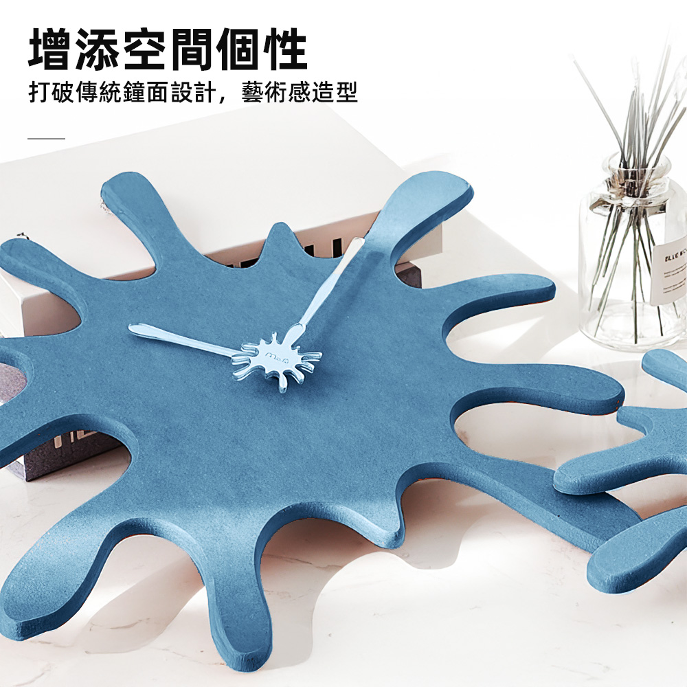 pollock-style-wall-clock, , large