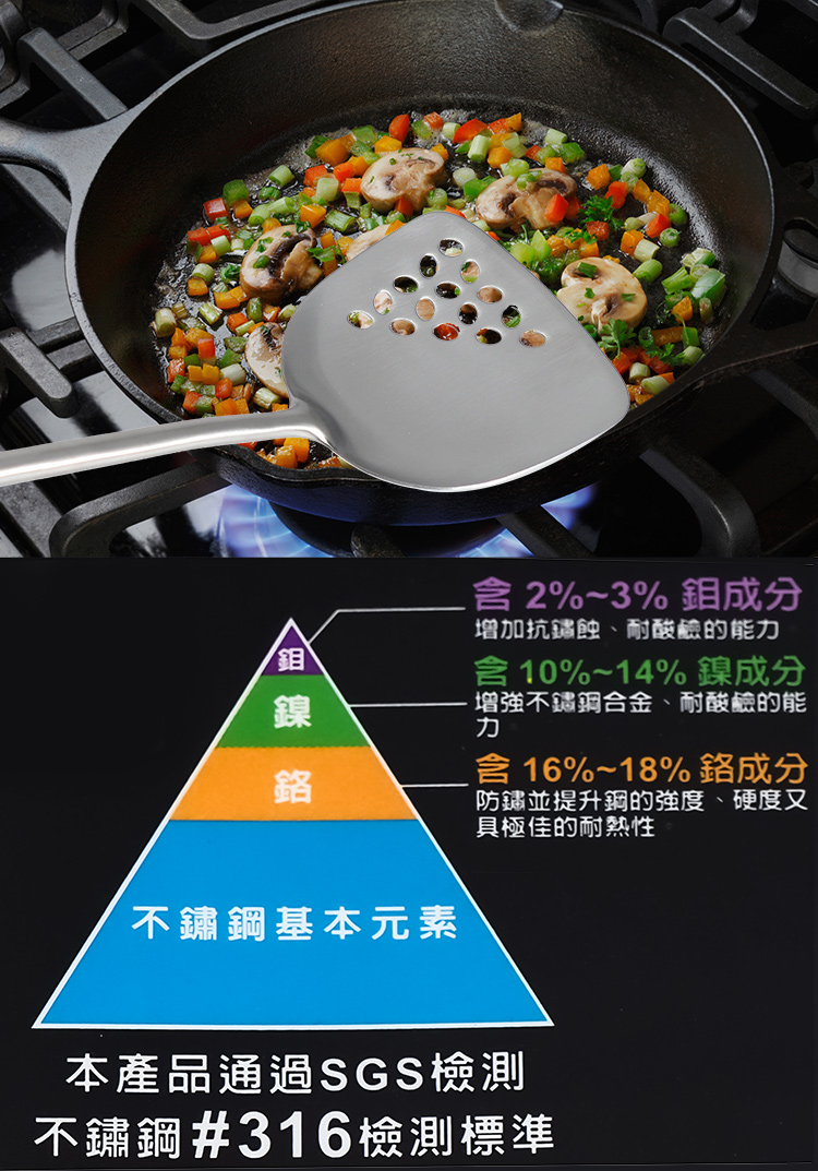 LINOX316不鏽鋼萬用瀝油煎匙-2支, , large