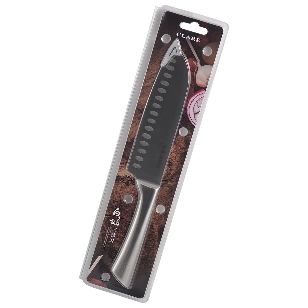 CLARE白金鋼三德刀-2支
