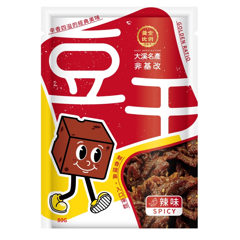 Non-GMO Dried Tofu (Spicy Flavor)