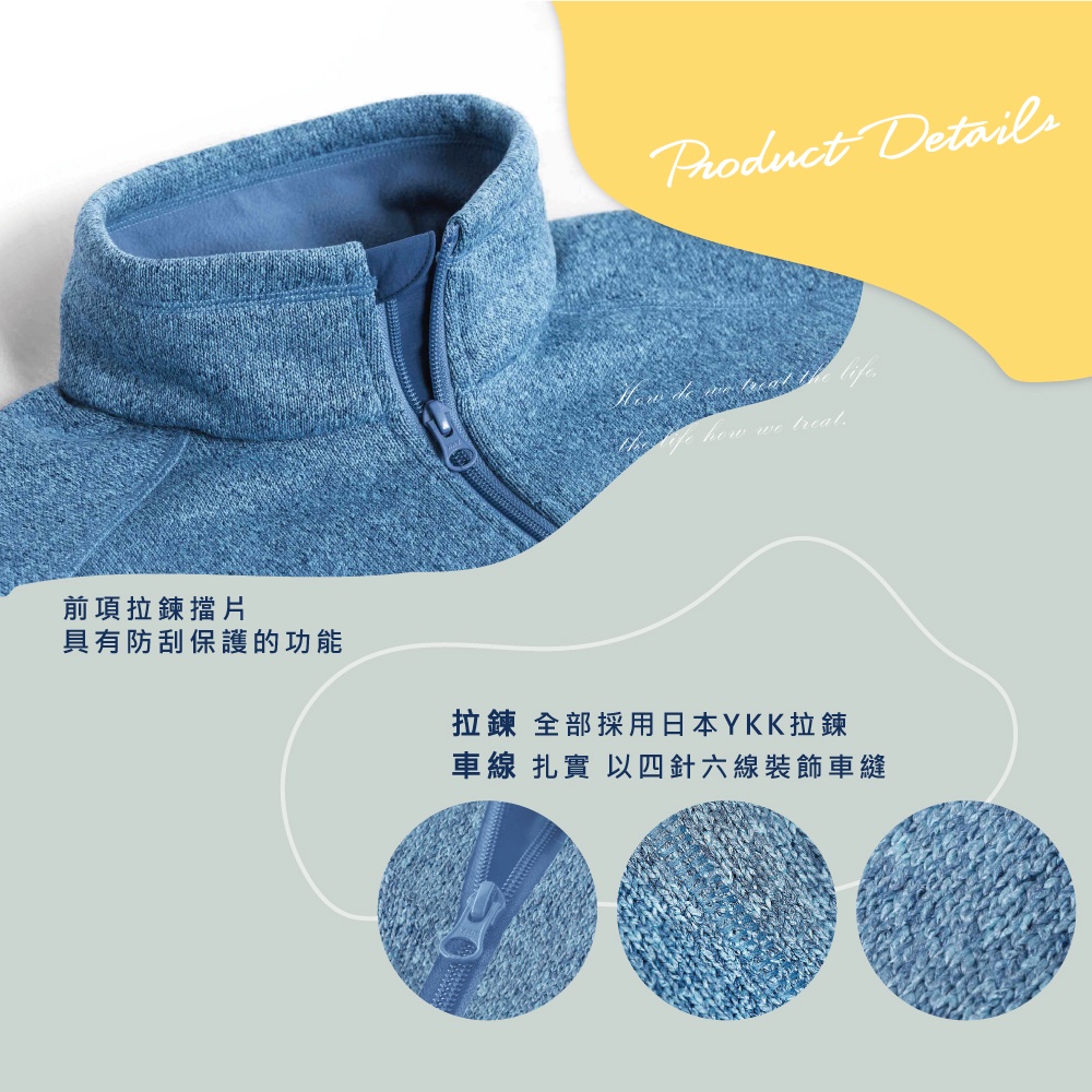 Knitted Fleece Jacket, , large