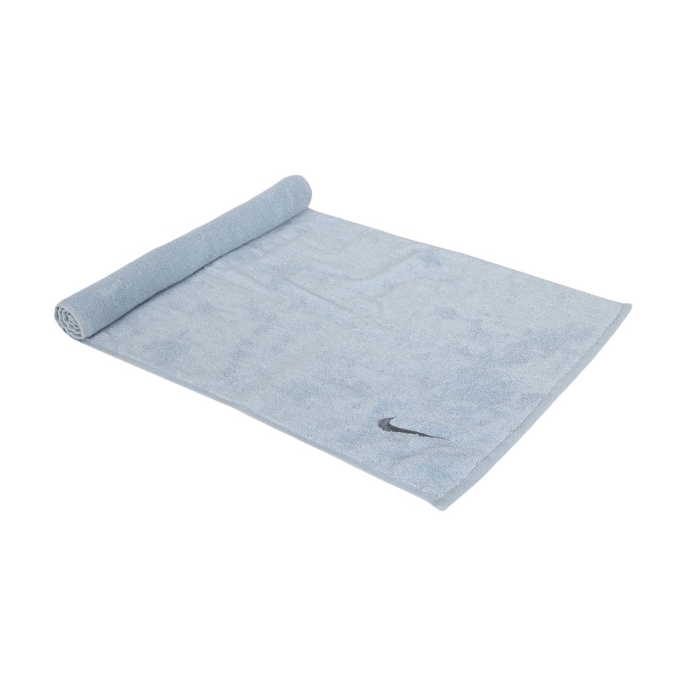 NIKE SOLID CORE 毛巾 80x35cm 運動毛巾 登山 戶外 家居 簡約 時尚 純棉 吸水佳 灰藍 淺粉