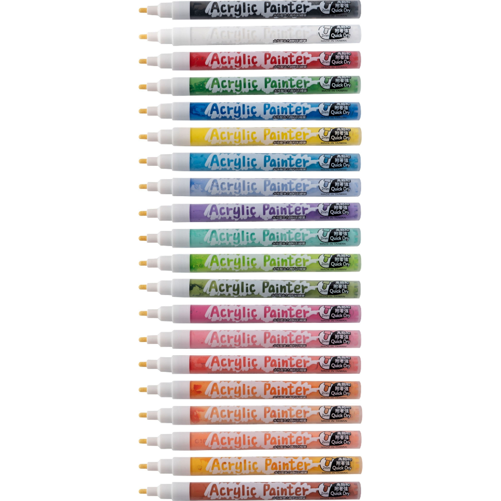 英士ACE 水性壓克力彩繪筆 5色套裝AP/5A*經典色/AP/5B*繽紛色AP/5C*質樸色AP/5D*粉色(多款)AP/5D*粉色, , large