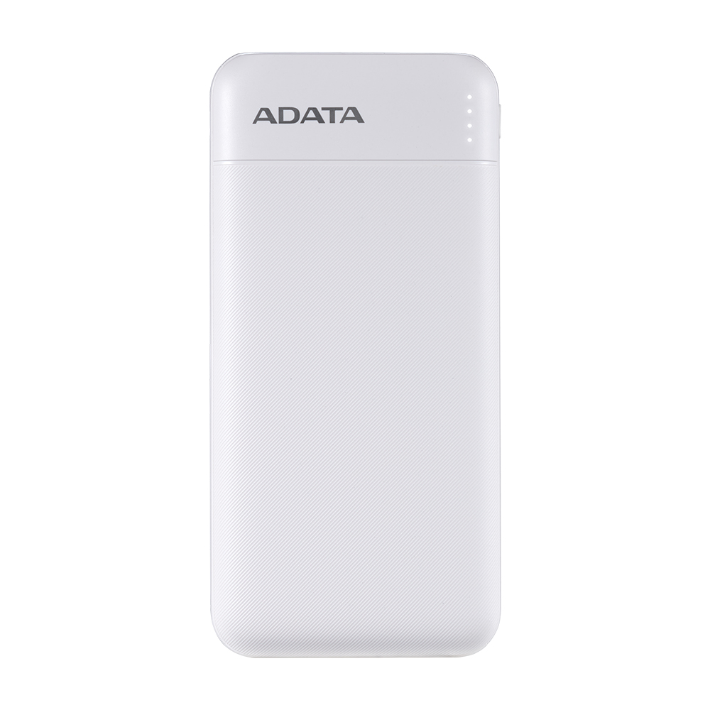 【ADATA 威剛】C100 白色 行動電源 10000mAh QC/PD 快充 薄型行動電源, , large