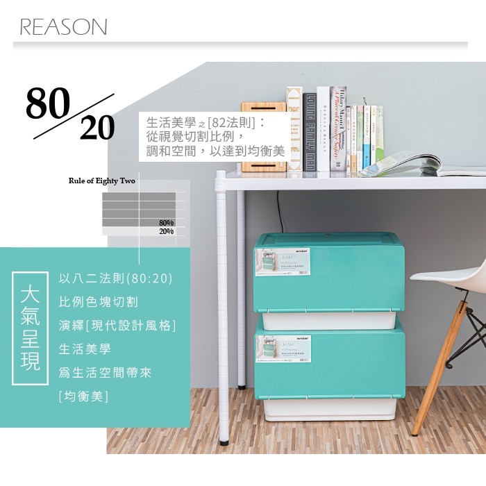 【Y HOUSE】全開式收納箱/置物箱/整理箱/塑膠箱-35L紅色, , large