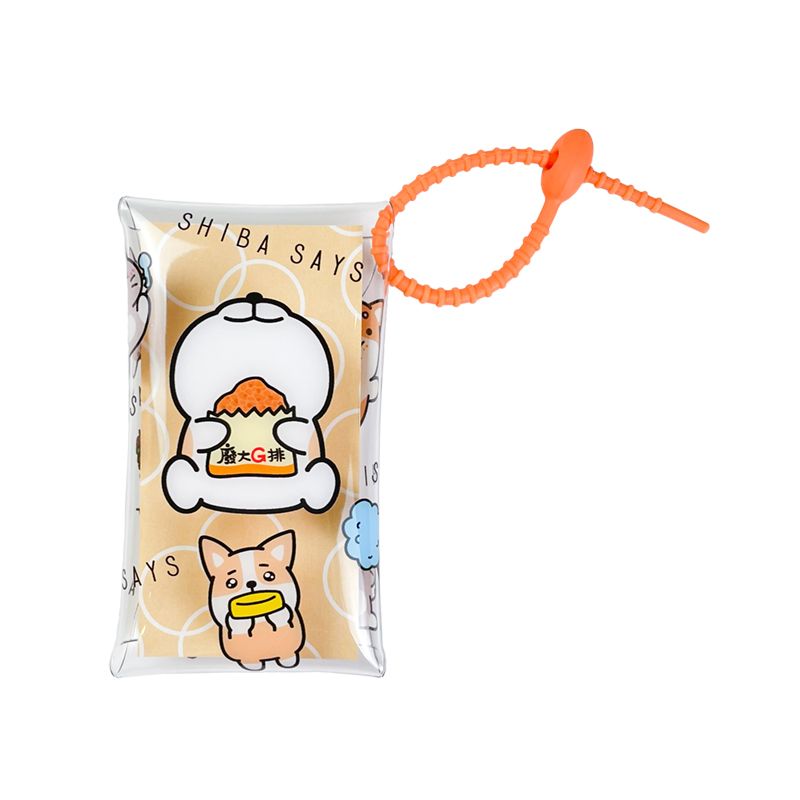 柴語錄透明收納包, , large