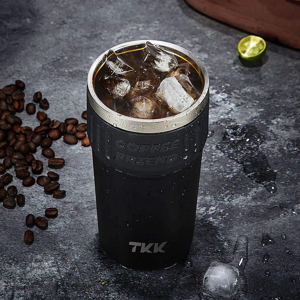 【TKK】洛奇系列 316不鏽鋼x陶瓷噴塗 咖啡杯 保溫杯 隨身杯 630ML(直飲+吸管)-任選色, , large