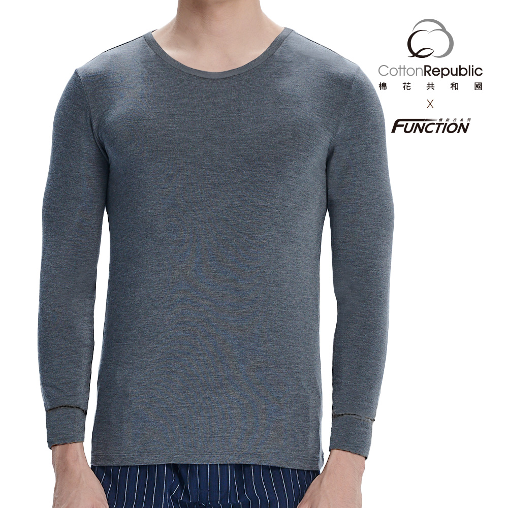 CRFunction倍暖發熱男圓領, , large