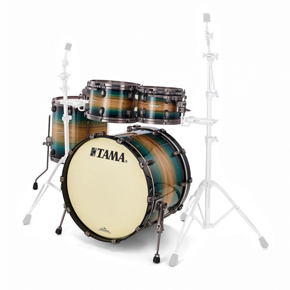 TAMA Starclassic Maple ME42TZUS-LEWB 四件式 爵士鼓組 綠煙燻胡桃木色【敦煌樂器】, , large