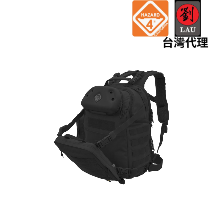 [劉氏國際]HAZARD 4 BKP-DBG-BLK 外部載體式戰術後背包(黑), , large