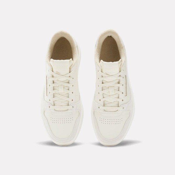 Kixpress-Reebok 女 休閒鞋 運動鞋 經典 復古 網球鞋 簡約 穿搭 米白 [100207960], , large