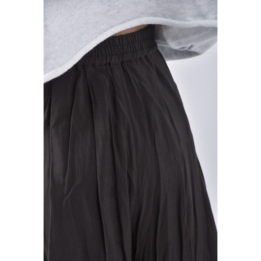 (S) yecca vecca高腰質感黑色長褲二手衣, , large