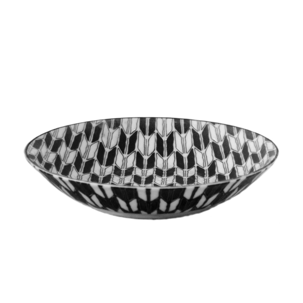 Komon dinner plate (Yasuki), , large