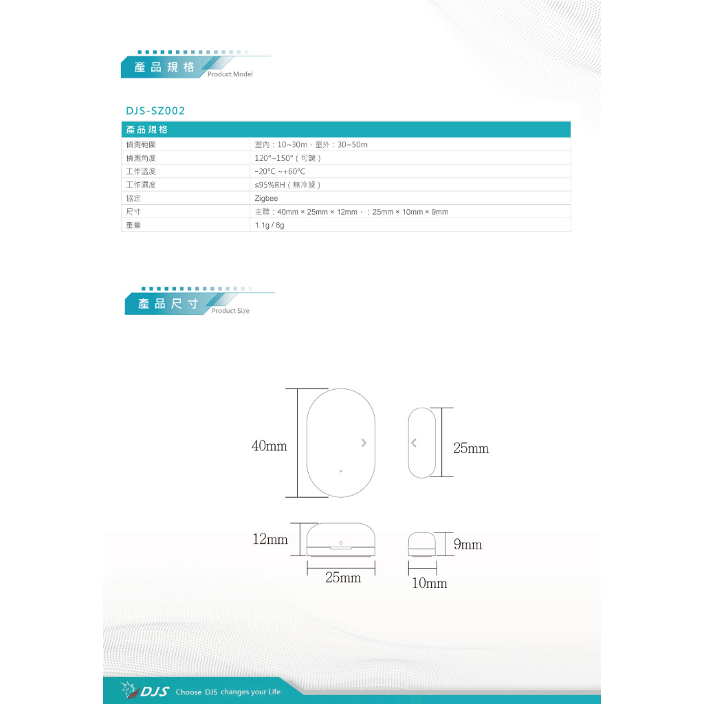 昌運監視器 DJS門禁小管家 閘道器+門磁感應器 開門關門手機推播通知 即時掌握進出狀態, , large