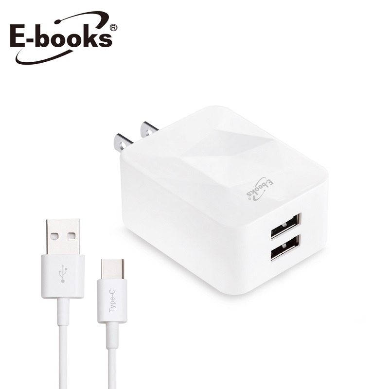 E-books B38 3.4A USB 2-Port Charger, , large