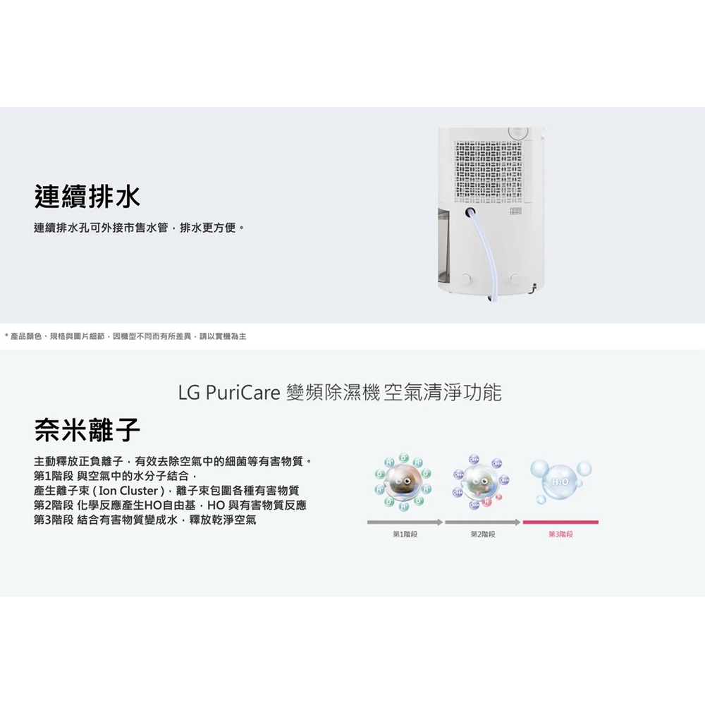 LG 18L PuriCare™ UV Sterilization First-Class Energy Efficiency WiFi Inverter Dehumidifier MD181QWE0, , large
