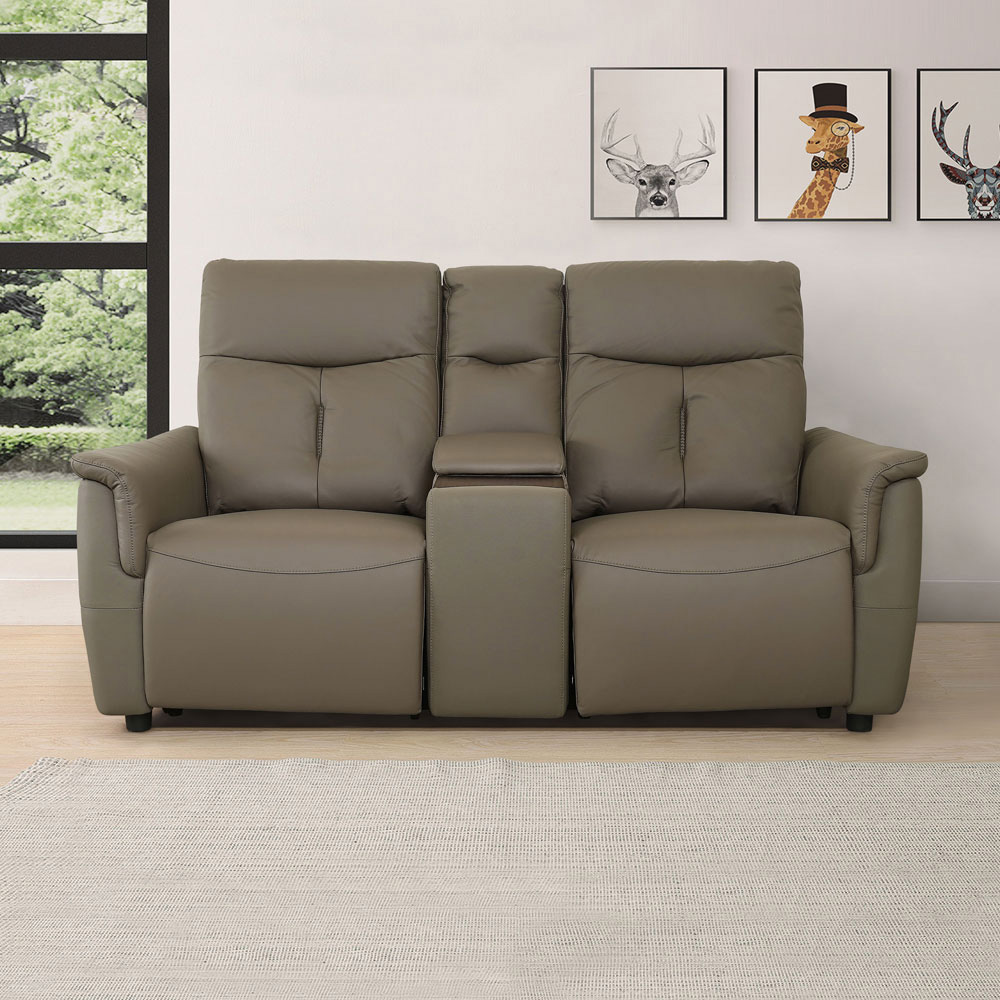 【Homelike】 喜家居雙人座茶几雙電動沙發(2367), , large