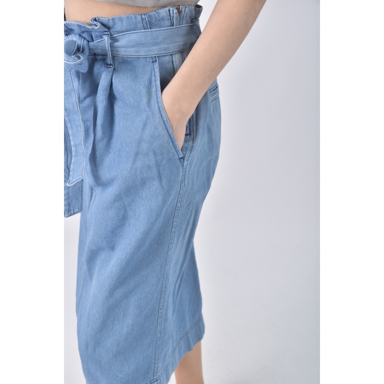 (S) lativ棉質純棉藍色長裙二手衣, , large