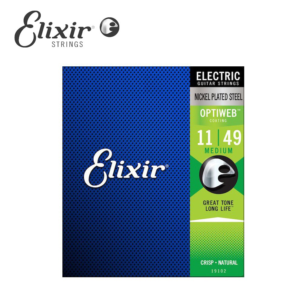 Elixir 19102 Optiweb 超薄包覆 電吉他套弦 11-49【敦煌樂器】, , large