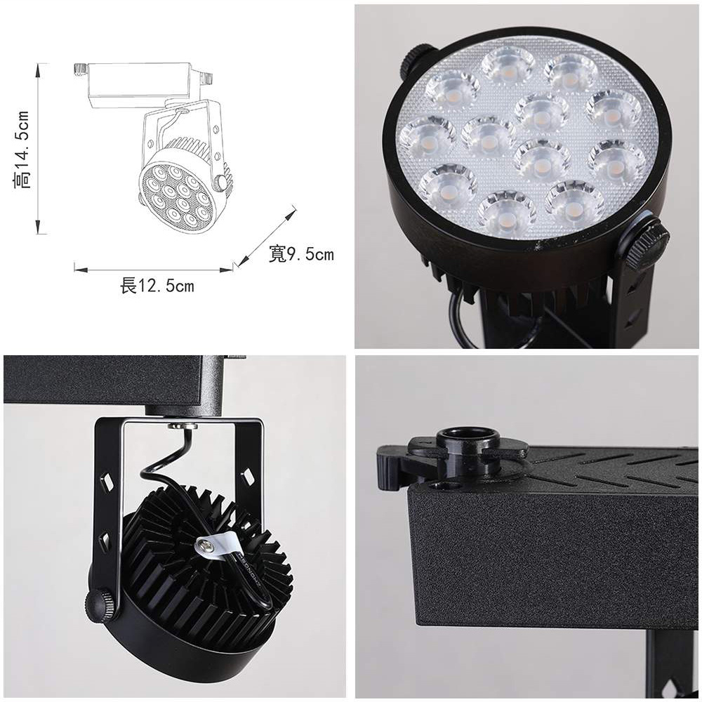 【卡米達】15W LED 軌道燈 黃光 (CA1911BK-3000K), , large