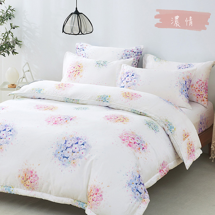 【多利寶寢具】FITNESS_100%純天絲頂級60S四件式床包兩用被組(雙人/加大)-多款任選, , large