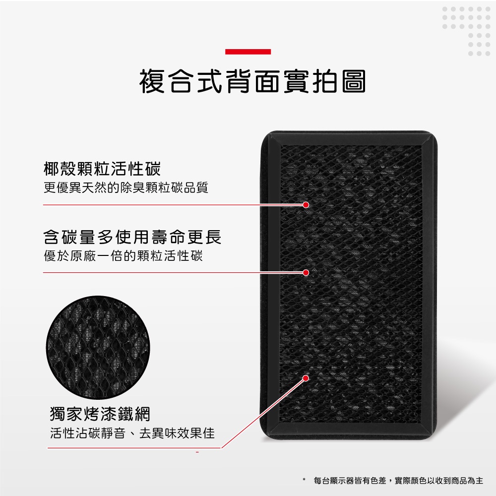 蟎著媽 適用 Honeywell CATWPM25D01 CATWPM25F01 車用 空氣清淨機 濾網, , large