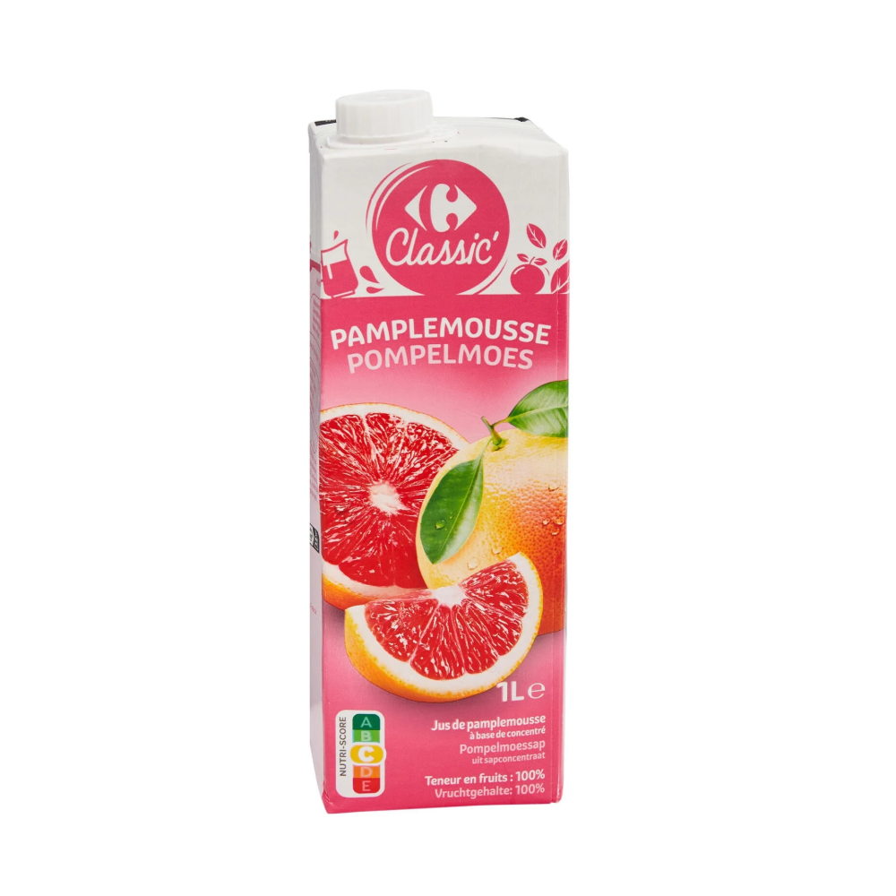 C-Pink grapefruit juice