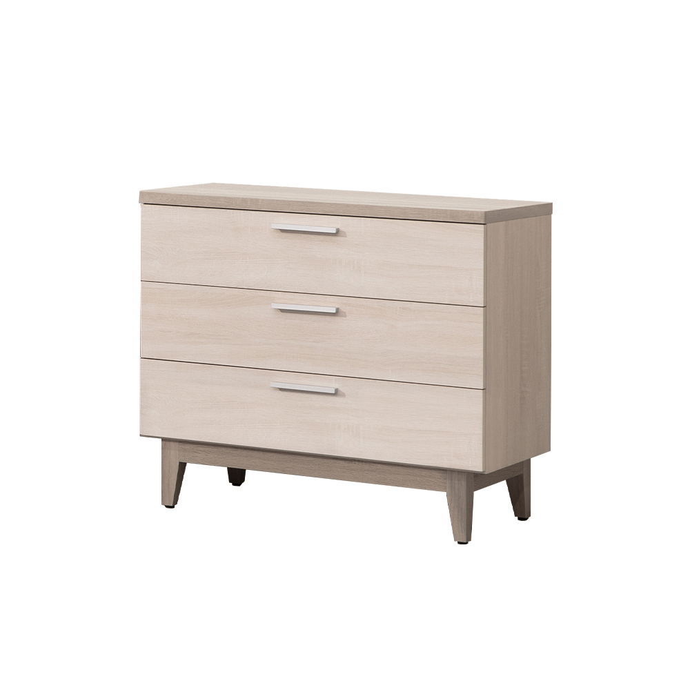 【唯熙傢俱】海瑟薇雙色三斗櫃 抽屜櫃, , large