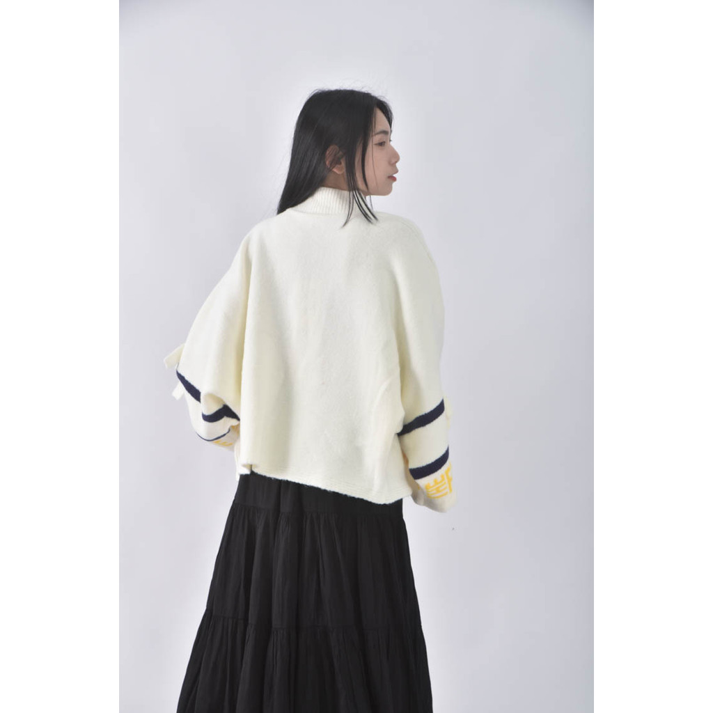 (S) vero moda綁帶白色長袖上衣二手衣, , large