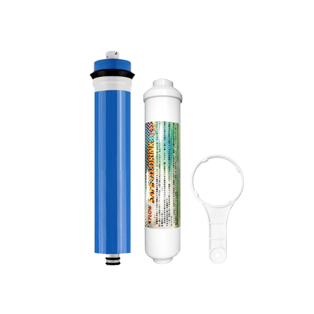 【怡康淨水】75G 逆滲透RO膜 銀添活性炭套組, , large