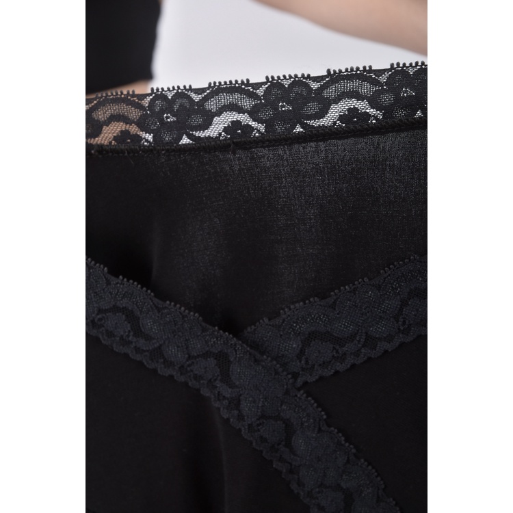 (S) 棉質V領黑色長袖上衣二手衣, , large