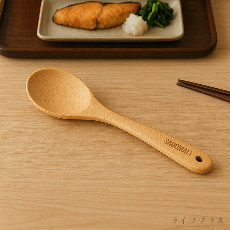 山毛櫸水滴菜匙(小)-2入組, , large