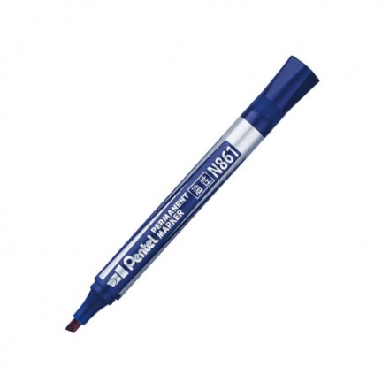 【 Pentel 飛龍 】油性筆 平頭 1.58~4.5mm /支 N861  - 多款可選, , large