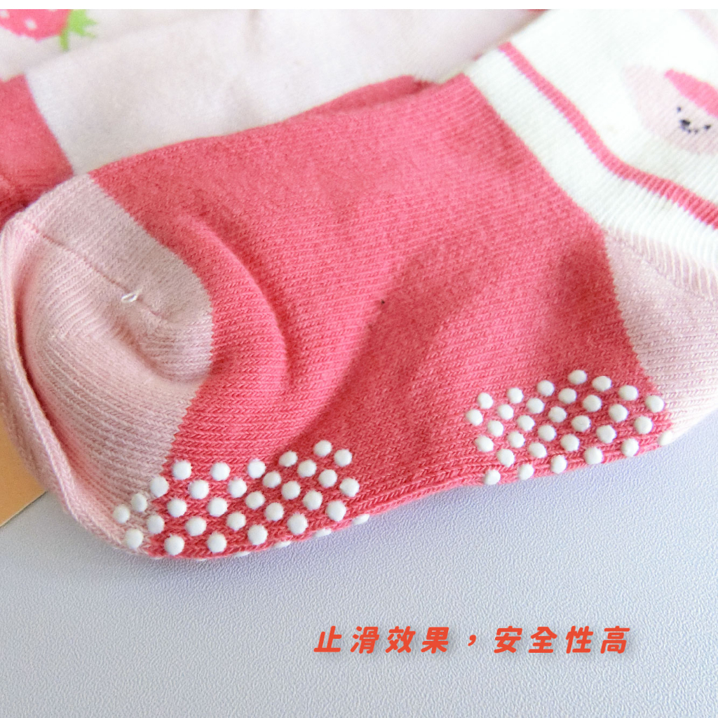 [Kaimei Cotton Industry] 10 pairs set, random and excellent, MIT made in Taiwan, pure cotton anti-slip children's socks, sweetheart baby style, 9-13cm, , large