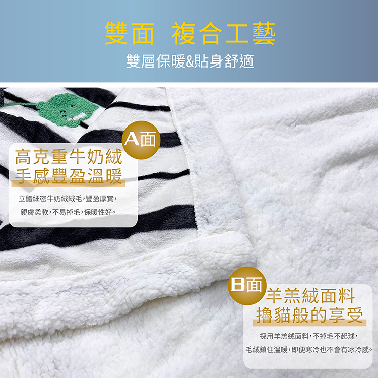 【多利寶寢具】INDIAN_牛奶絨羊羔絨毯-隨機出貨(1件), , large