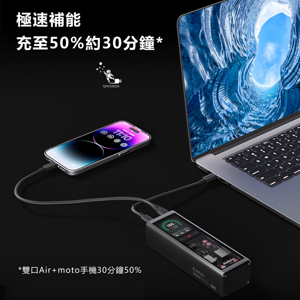 Lenovo聯想 LQ SLPB20140鋒行者大功率筆電行動電源140W 20000mAh 73Wh, , large