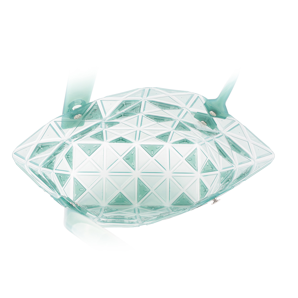 ISSEY MIYAKE BAO BAO DAZZLE 4X6 透明果凍手提包/湖水綠, , large