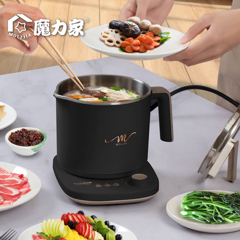 【MOLIJIA】M29 Insulated and Separable Quick Cooker 1.7L - Black, , large