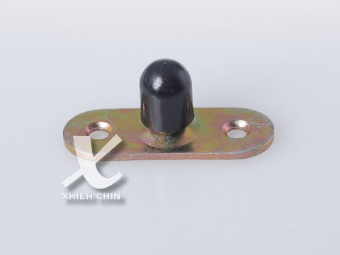 【協進五金】8號一字下止(短) 鎳+黑色輪