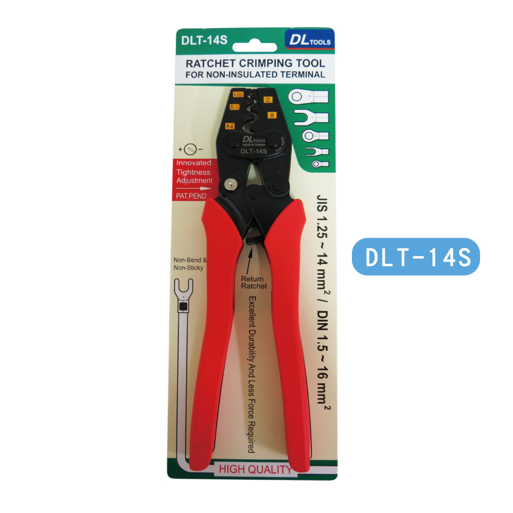 鉅玉經典｜新型棘輪式端子鉗-14平方 DLT-14S, , large