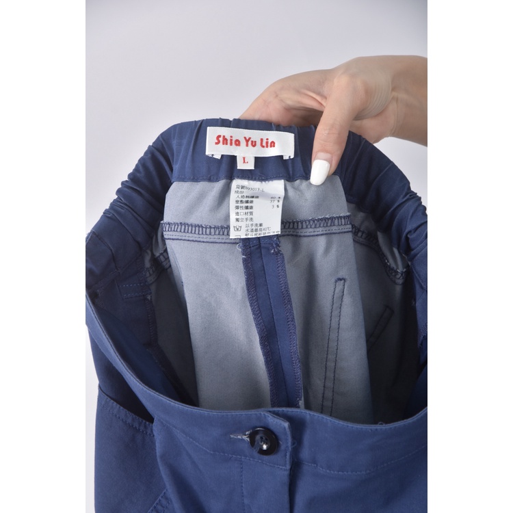 (XL) shia yu lin藍色長褲二手衣, , large