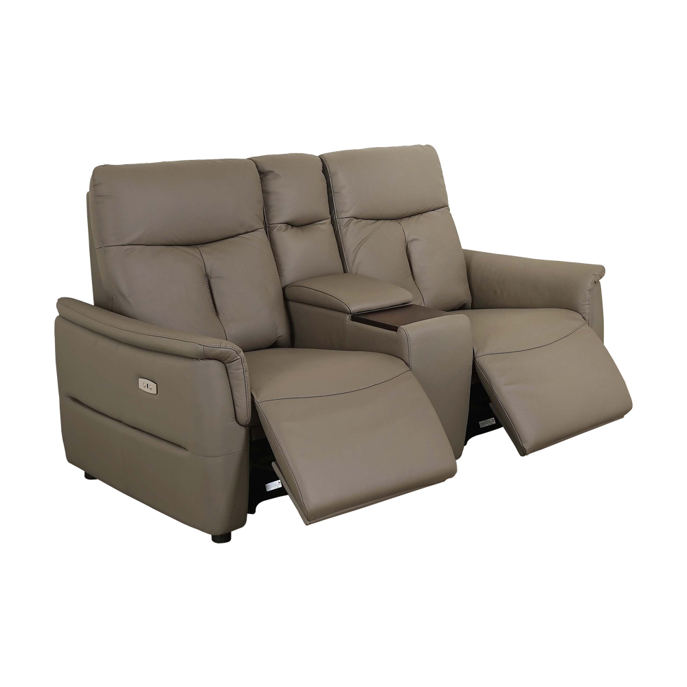 【Homelike】 喜家居雙人座茶几雙電動沙發(2367), , large