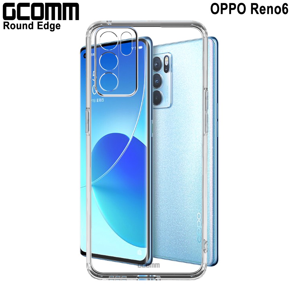 GCOMM OPPO Reno6 清透圓角防滑邊保護套 Round Edge, , large